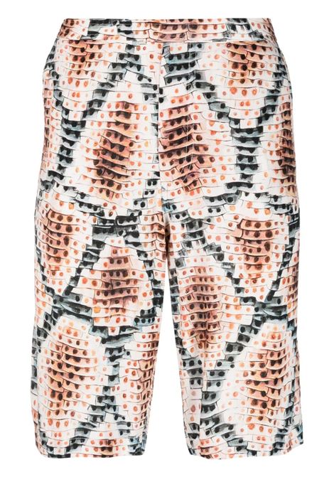 Bermuda con vita elasticizzata in animalier - uomo ENDLESS JOY | SNAKESHORTSTN